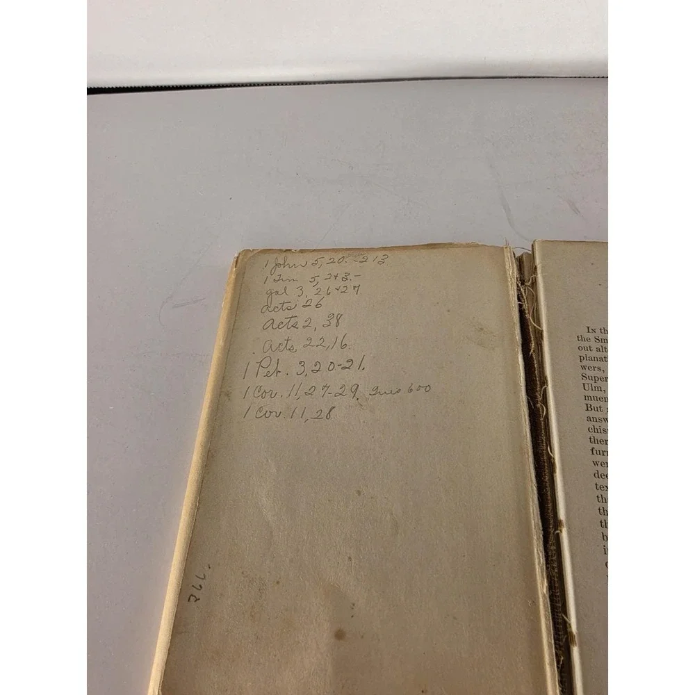 Martin Luther Small Catechism Lutheran Book Pre-1921 Handwritten Notes Antique